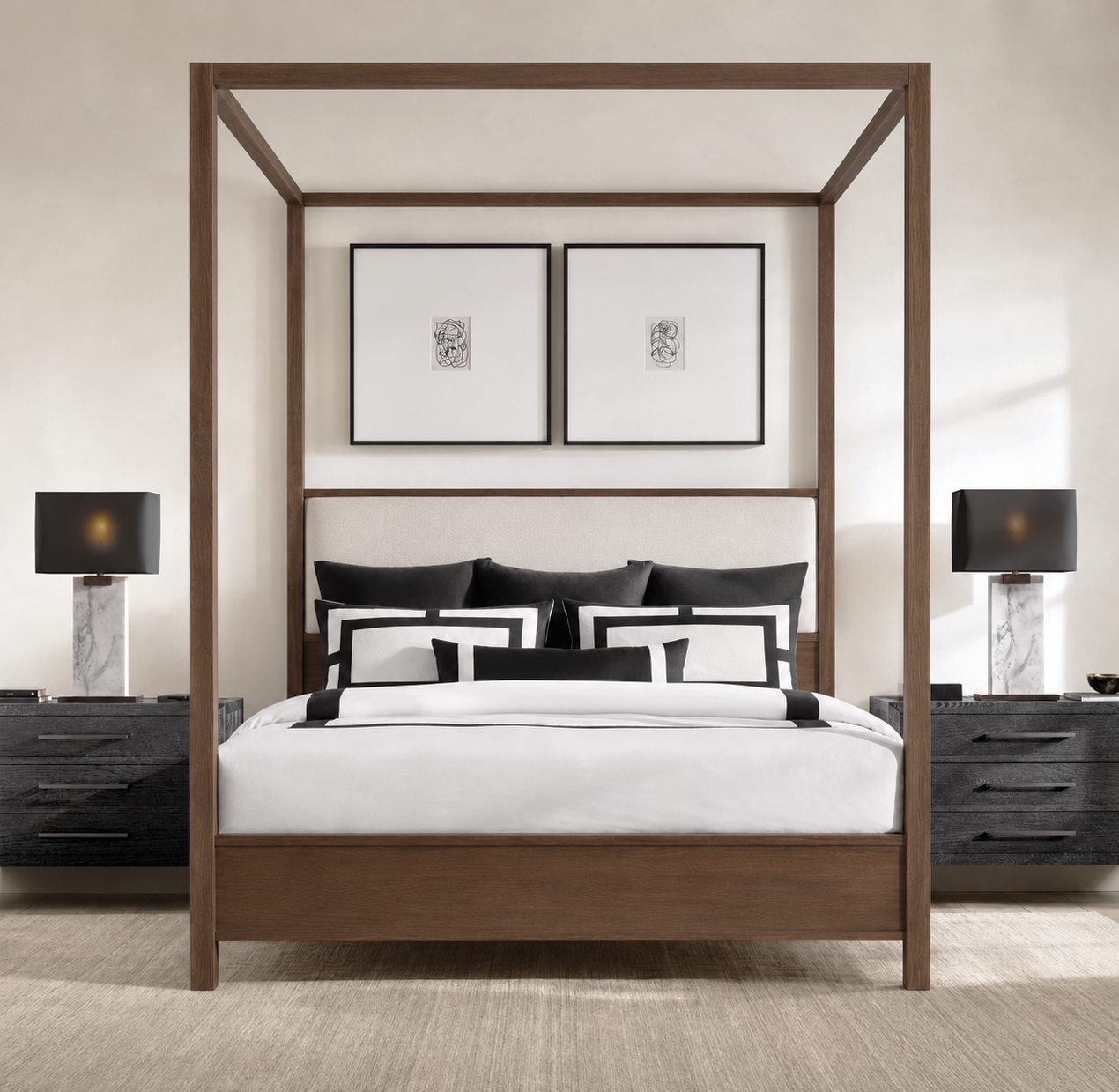 French Canopy Bed