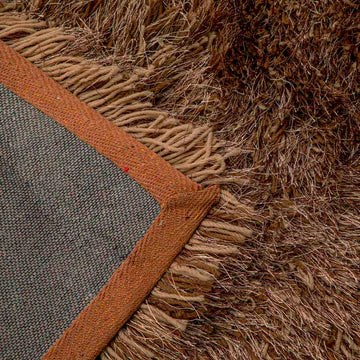 Chocolate Brown Shaggy Rug