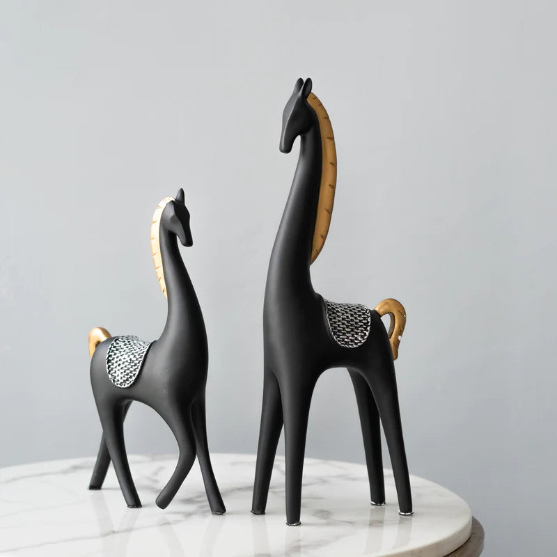 Tranquil Horse Sculptures
